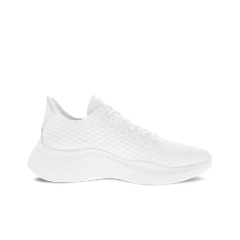 Ecco Therap Low Top Running Shoes Men's White Grained-1