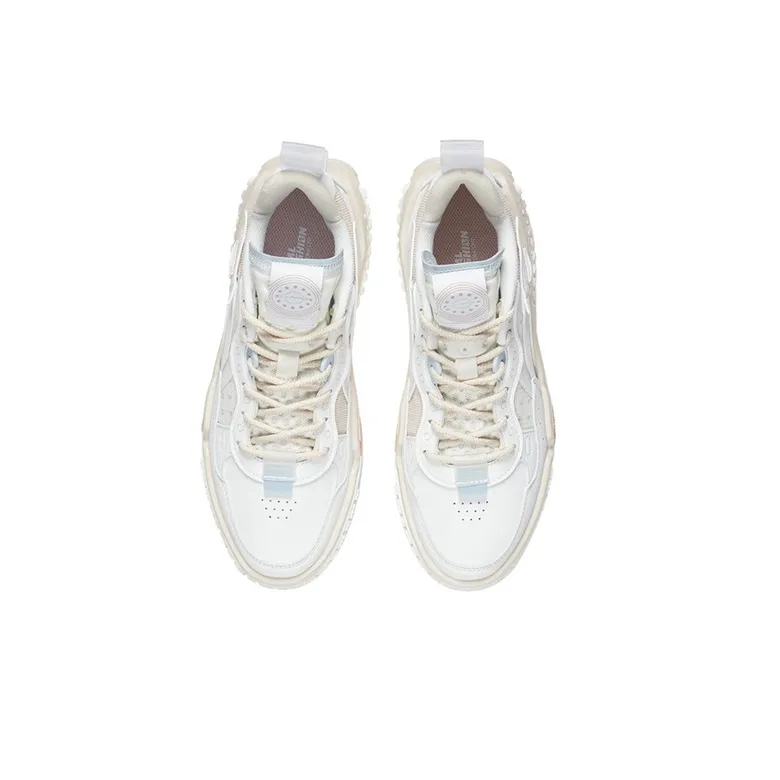 LiNing New Journey Low-Top Skateboard Shoes Women's Ecru-3
