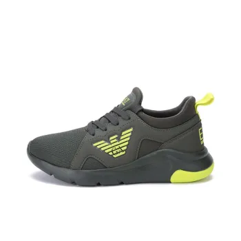 EMPORIO ARMANI EA7 Casual Shoes Unisex Low-Top Dark Green