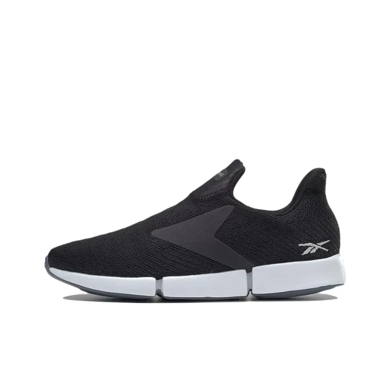 Reebok Women's DailyFit Dmx Slip On 'Black Silver Metallic' Women's-0