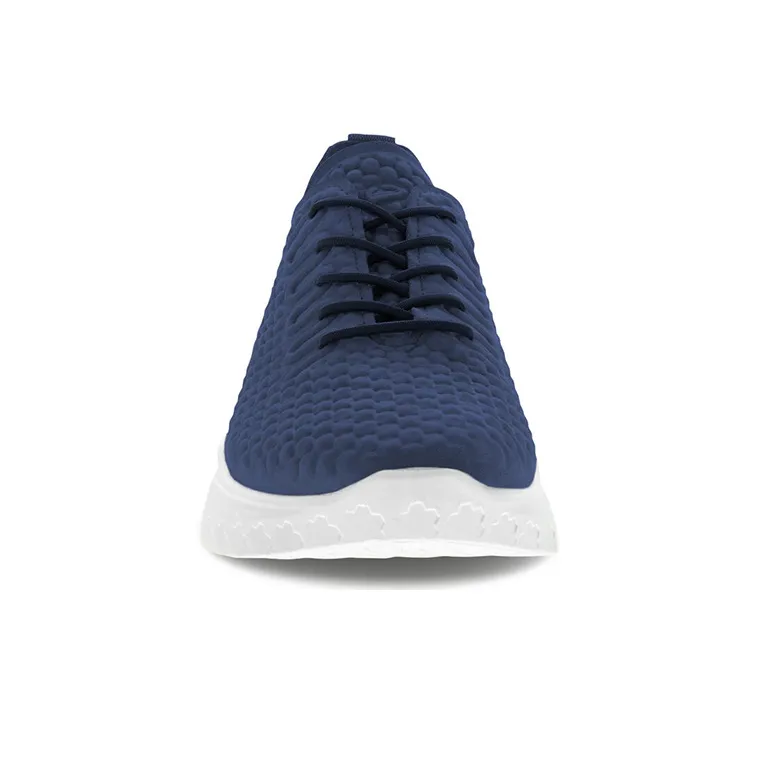 Ecco Therap Low Top Running Shoes Men's Blue Grained-4