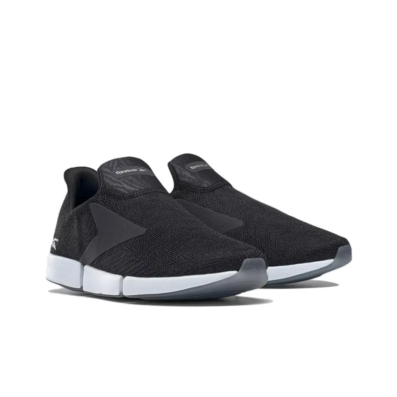 Reebok Women's DailyFit Dmx Slip On 'Black Silver Metallic' Women's-2