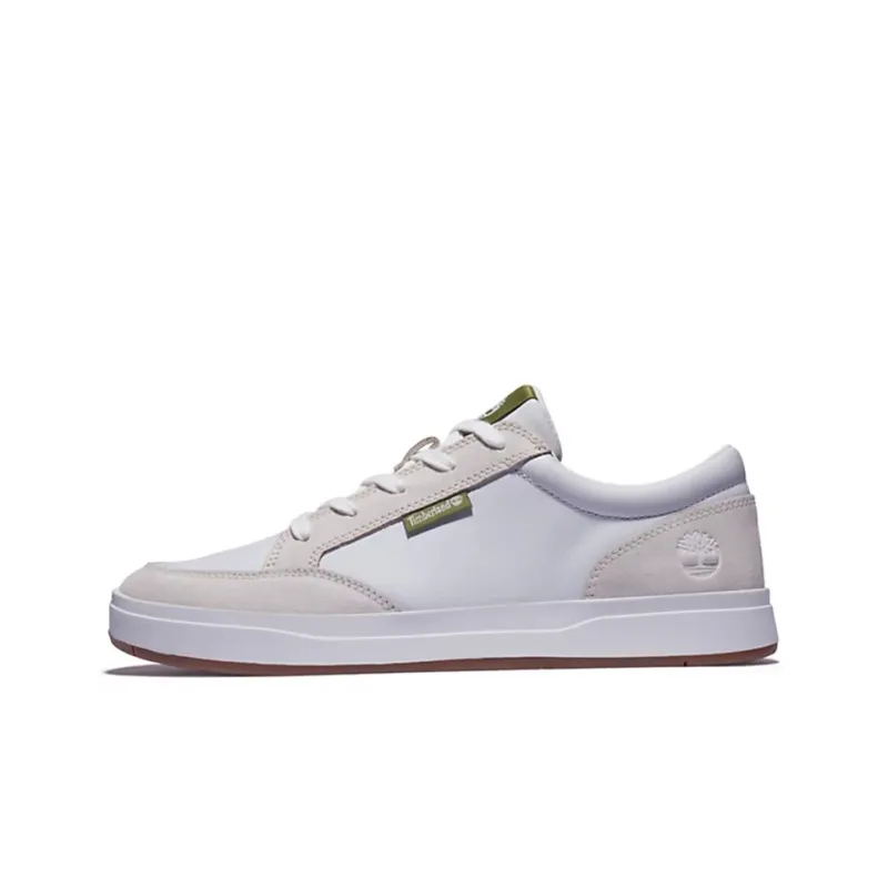 Timberland Davis Square Skateboard Shoes Men Low-Top White/Gray-0