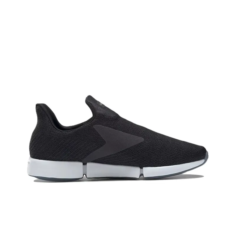 Reebok Women's DailyFit Dmx Slip On 'Black Silver Metallic' Women's-1