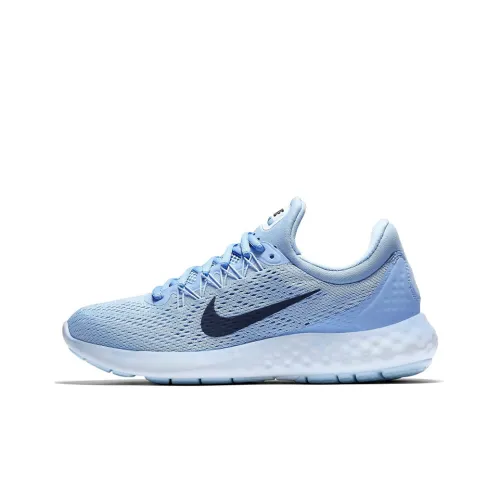 Nike Lunar Skyelux Running Shoes Women's Low-Top Light Blue/White