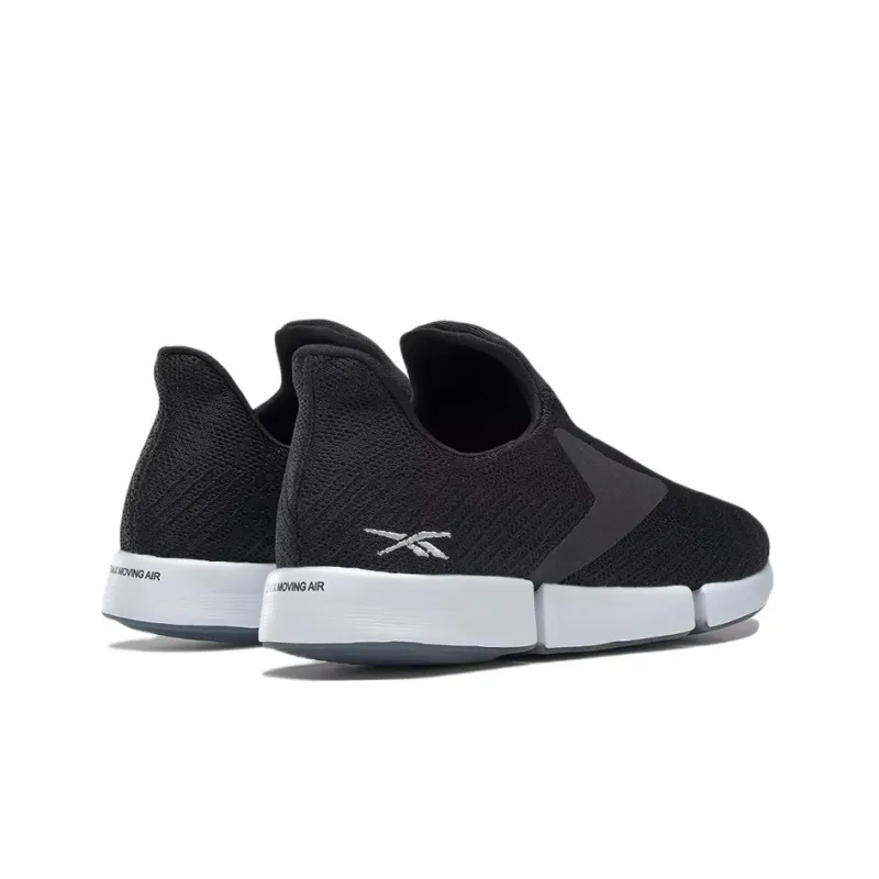 Reebok Women's DailyFit Dmx Slip On 'Black Silver Metallic' Women's-3