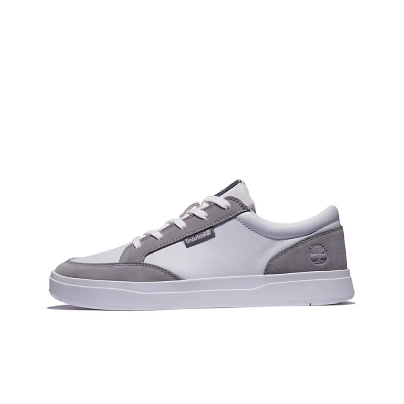 Timberland Davis Square Skateboard Shoes Men Low-Top Gray/White-0