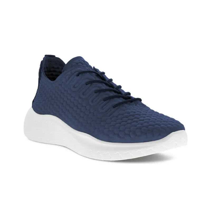 Ecco Therap Low Top Running Shoes Men's Blue Grained-2