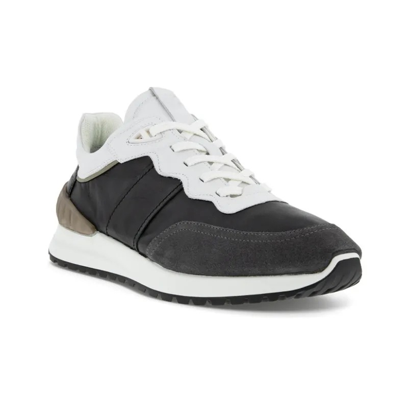 Ecco Astir Low Top Running Shoes Men's Gray Green-2
