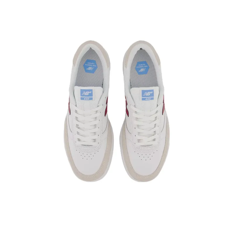 New Balance Numeric 440 White Red-2