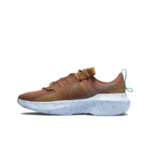 Nike Crater Casual Shoes Men Low-Top Brown/Blue