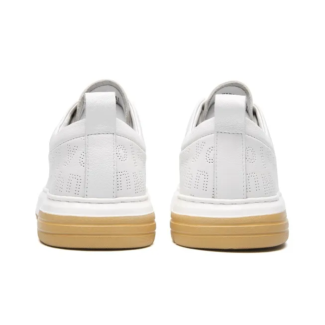 Anthony Miles Stylish Skateboarding Shoes Men's White-3