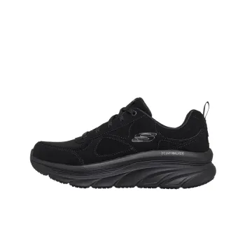 Skechers D'lux Walker Casual Shoes Women's Low-Top All Black