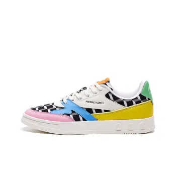LI NING 1990 Slip Resistant Breathable Low Top Skateboard Shoes Men's Yellow White