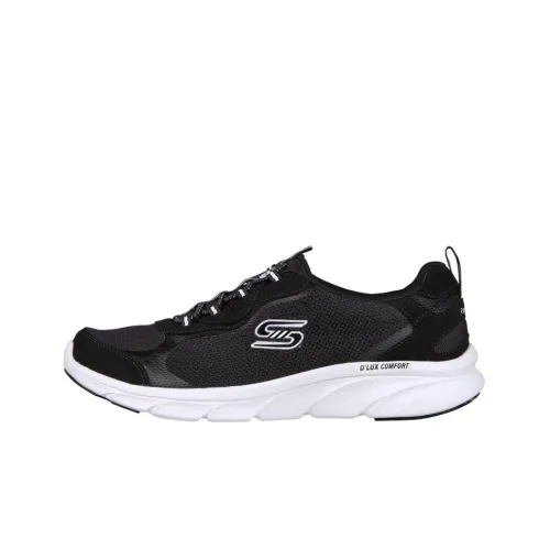 Skechers D'lux Comfort Casual Shoes Women's Low-Top Black