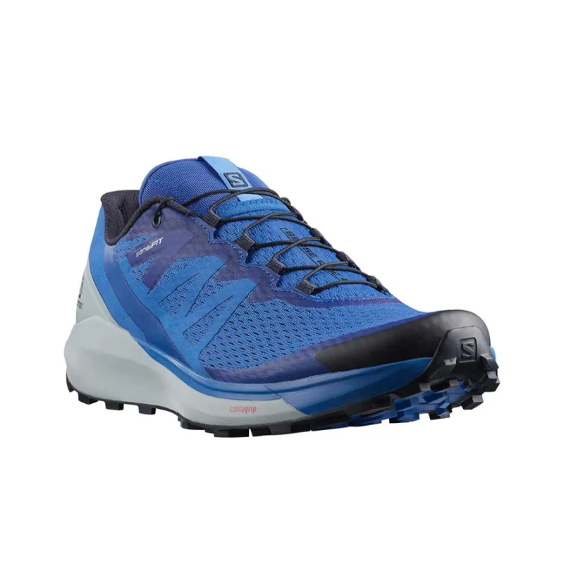 SALOMON Sense Ride 4 Running Shoes Men Low-Top Blue-1