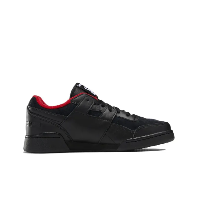 Reebok Workout Plus Casual Skateboarding Shoes 'Black Red'-1