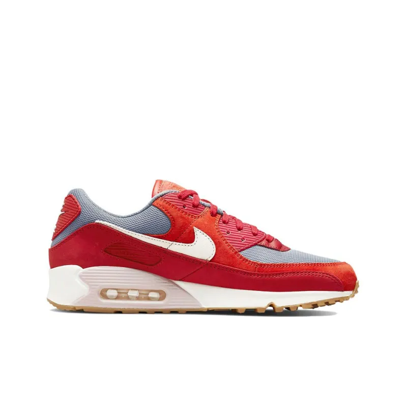 Nike Air Max 90 Premium Gym Red Smoke Grey Gum-1