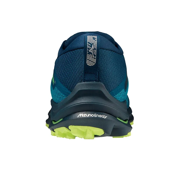 Mizuno Wave Rider TT Anti-Slip Wear-Resistant Breathable Lightweight Low-Top Running Shoes Men's Green Blue-3