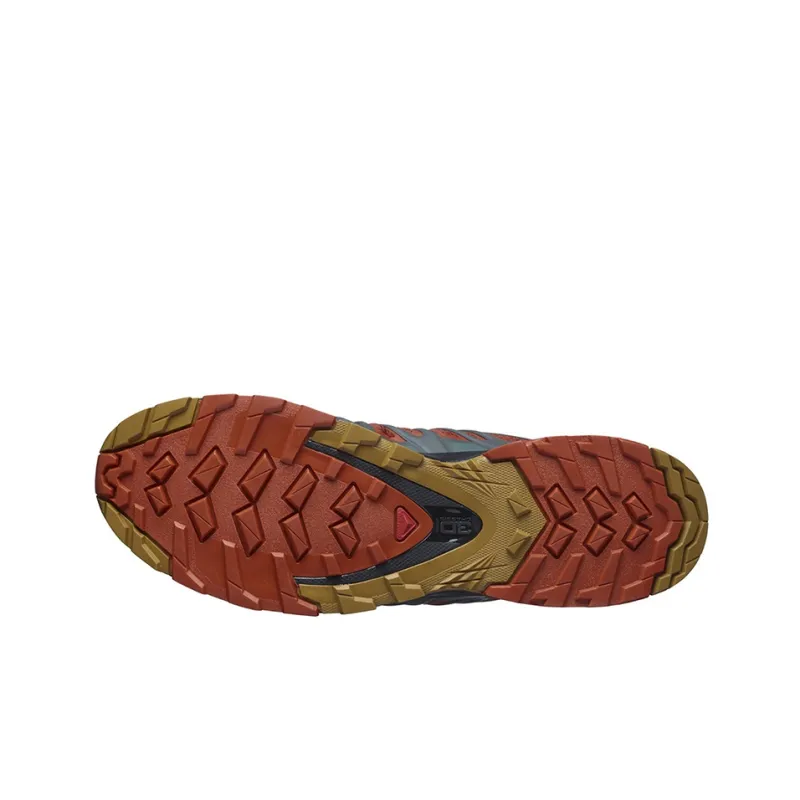SALOMON XA Pro 3D V8 Outdoor Shoes Men Low-Top Brick Red-3