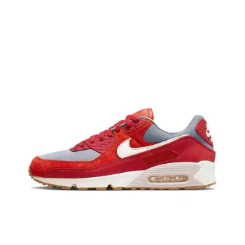 Nike Air Max 90 Premium Gym Red Smoke Grey Gum