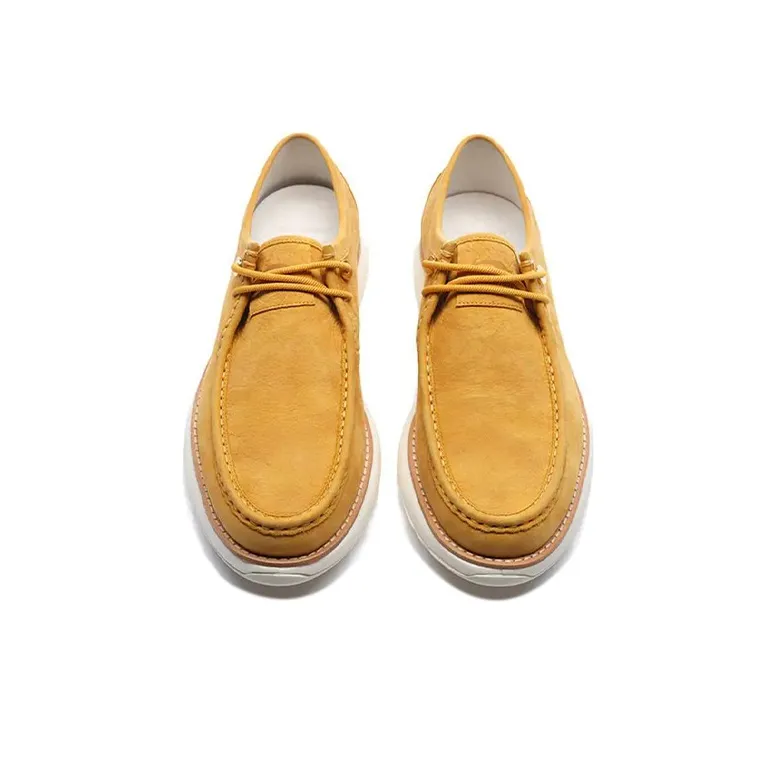 LiNing Commuter Series Cushioned Slip Resistant Breathable Low Top Sports Casual Shoes Men's Yellow-2
