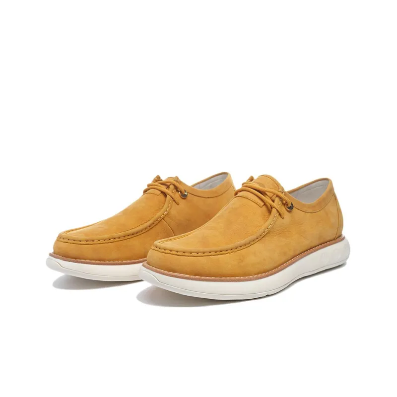 LiNing Commuter Series Cushioned Slip Resistant Breathable Low Top Sports Casual Shoes Men's Yellow-1