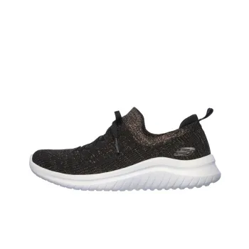 Skechers Ultra Flex 2.0 Glimmer Sky Cushioning Anti-Slip And Wear-Resistant Low-Top Casual Shoes Women's Black