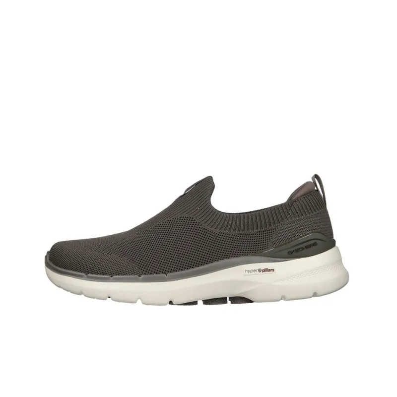 Skechers Go Walk 6 Casual Shoes Men Low Top Brown-0