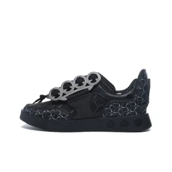 LI NING 1990 Classic Collection Anti Slip Wear Resistant Low Top Skateboard Shoes Men's Black
