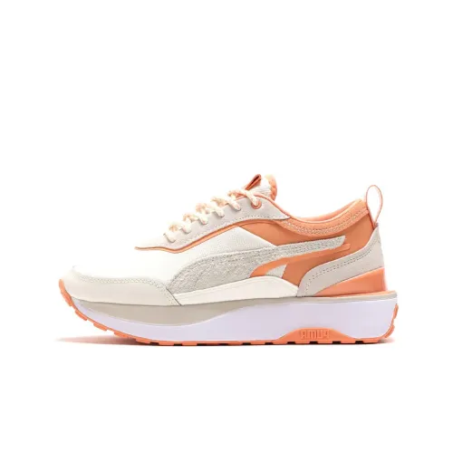 PUMA Cruise Rider Trainer Casual Shoes Women's Low-Top White/Orange