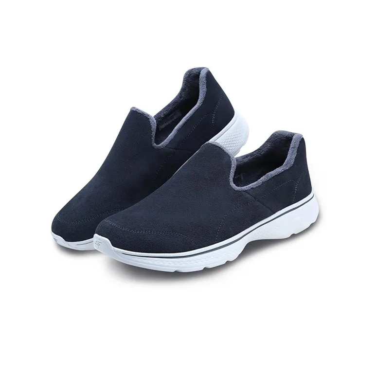 Skechers Go Walk 4 Cushioning Anti-Slip And Wear-Resistant Low-Top Casual Shoes Men's Charcoal Gray-2
