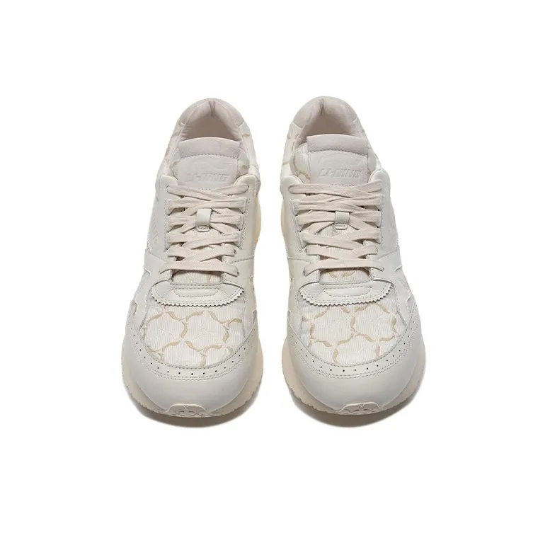 LI NING 1990 Classic Collection Casual Shoes Men Low Top Ecru-2