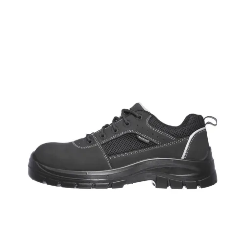 Skechers Work Casual Shoes Men Low-Top Black