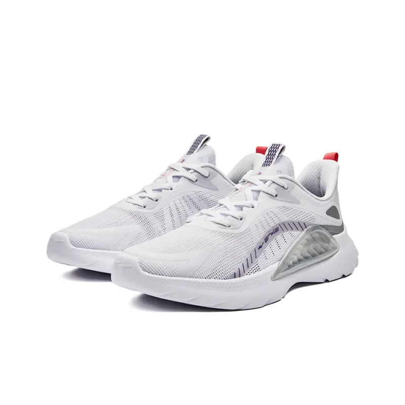 Erke Silk Road Spinning Low Top Running Shoes Men's True White-2