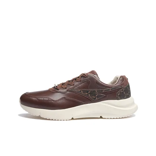 LI-NING 1990 Commuter Series Casual Shoes Men Low-Top Clay Brown/White