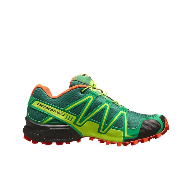 SALOMON Speedcross 3 Running Shoes Men Low-Top Green-1