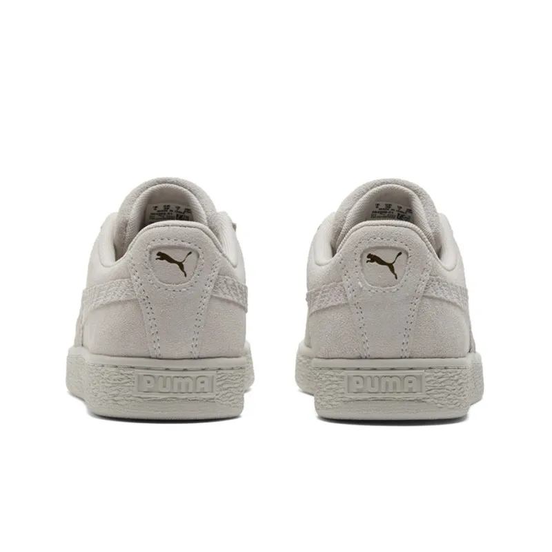 PUMA Suede Mono Deboss Casual Skateboarding Shoes Unisex Gray-4