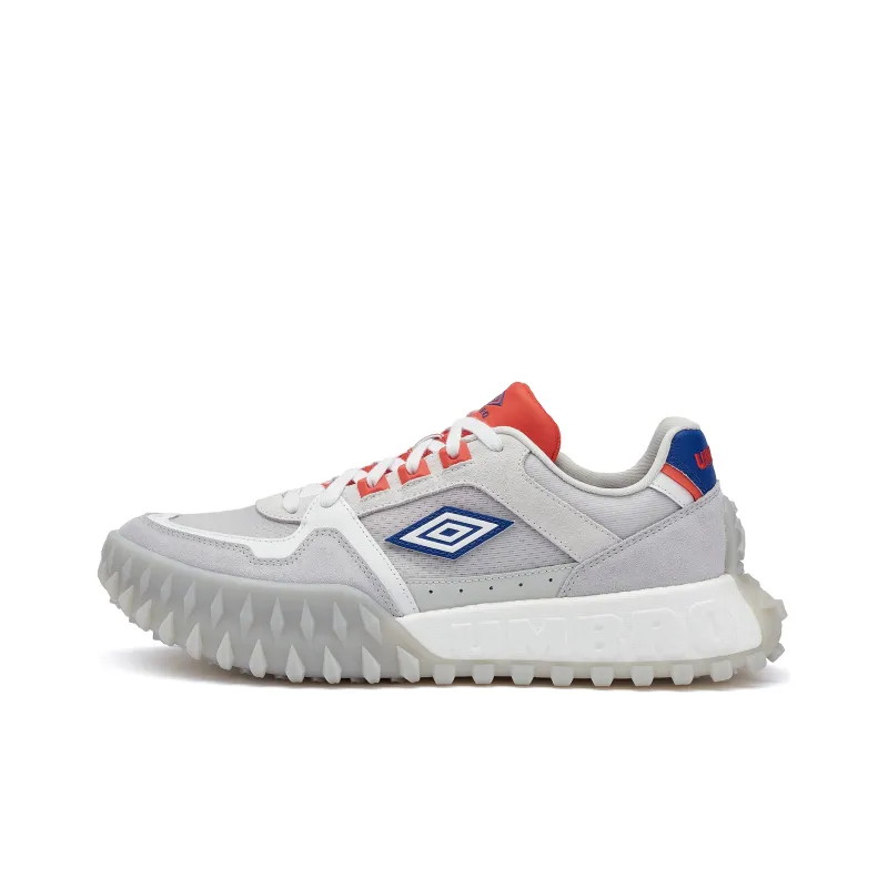 Umbro Heropa C Anti-Slip Wear-Resistant Low-Top Sports Casual Shoes Men's White Blue-0