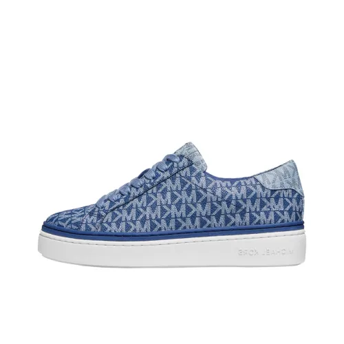 MICHAEL KORS MK Chapman Stylish Skateboarding Shoes Women's Denim Blue