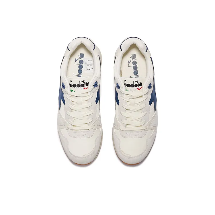 Diadora V7000 Low-Top Running Shoes Unisex Blue Cushioning Vintage-2