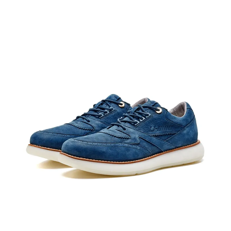 LI NING 1990 Low Top Sports Casual Shoes Men's Blue-1