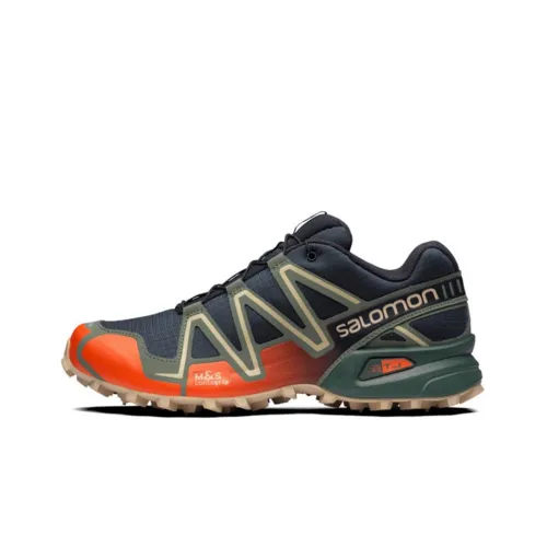 SALOMON Speedcross 3 Mood Indigo Balsam Green Red Orange