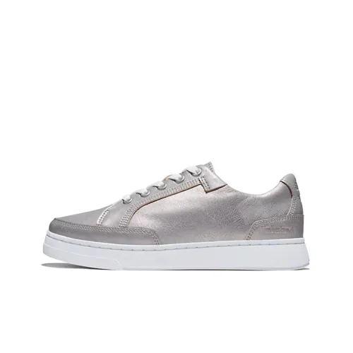 Timberland Atlanta Skateboard Shoes Women's Low-Top Silver Gray