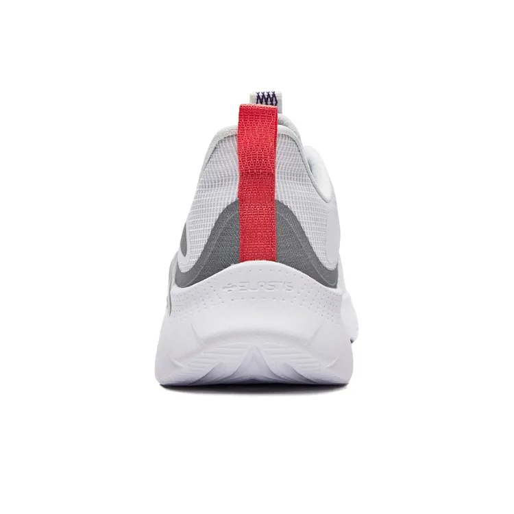 Erke Silk Road Spinning Low Top Running Shoes Men's True White-4