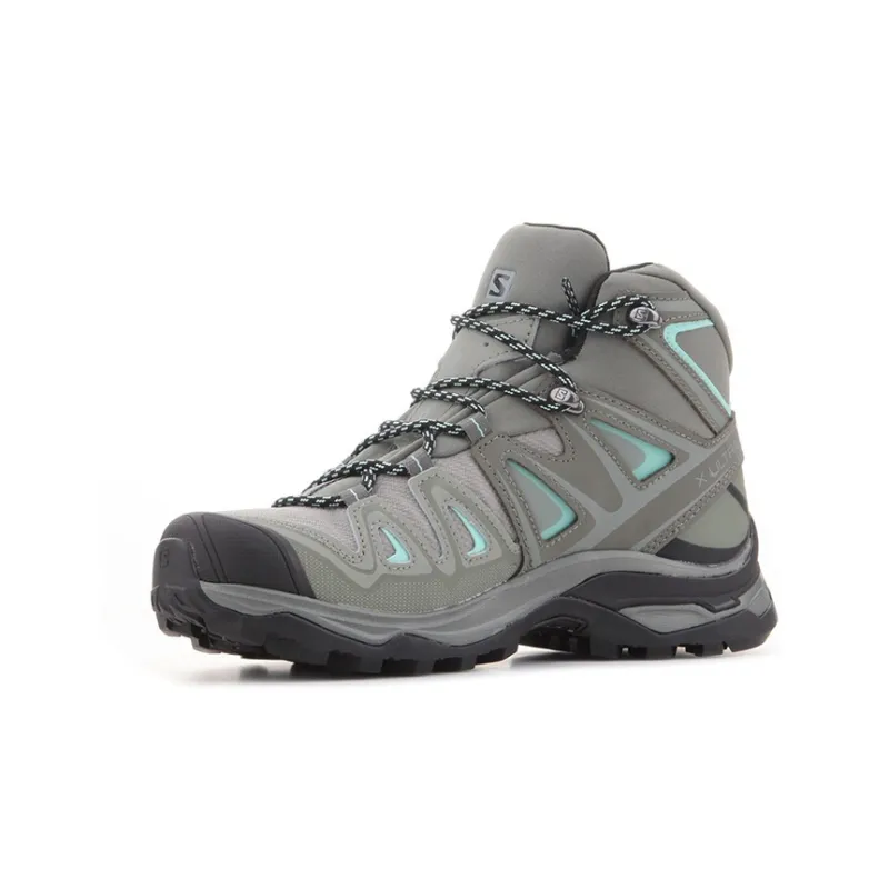 SALOMON X Ultra 3 Outdoor Shoes Women's High-Top Gray-1