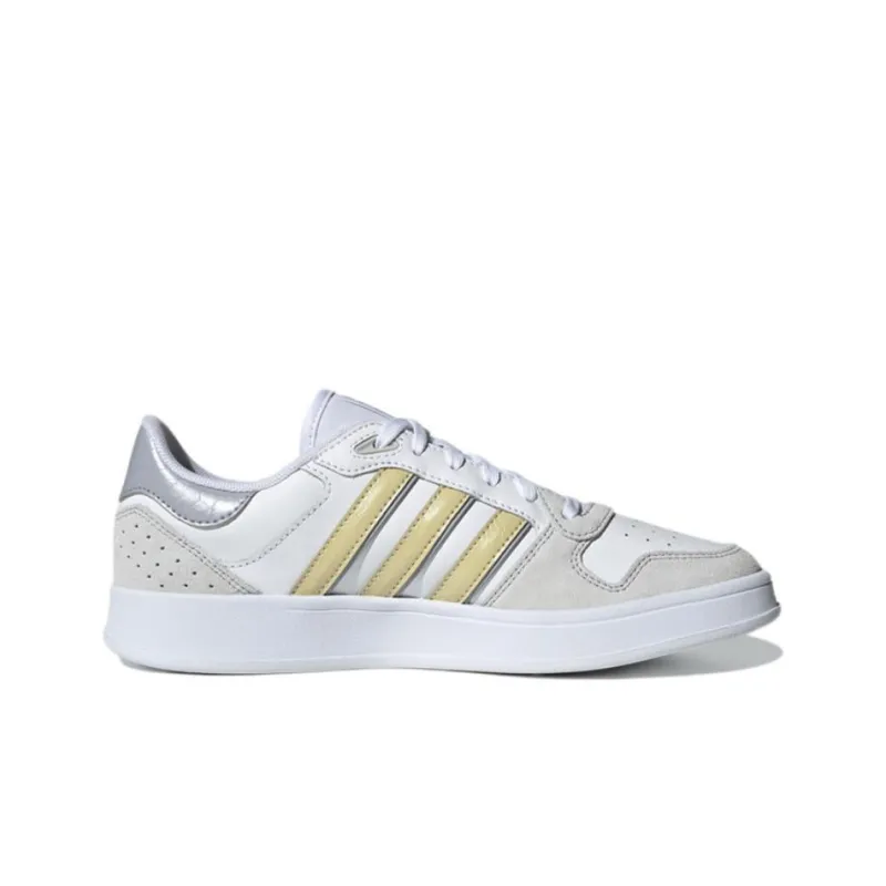 Adidas Breaknet Plus 'White Gray Yellow' Women's-1