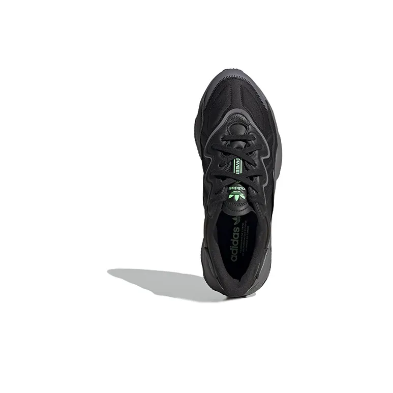 Adidas Ozweego 'Black Charcoal Screaming Green'-4