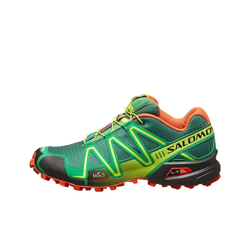 SALOMON Speedcross 3 Running Shoes Men Low-Top Green-0