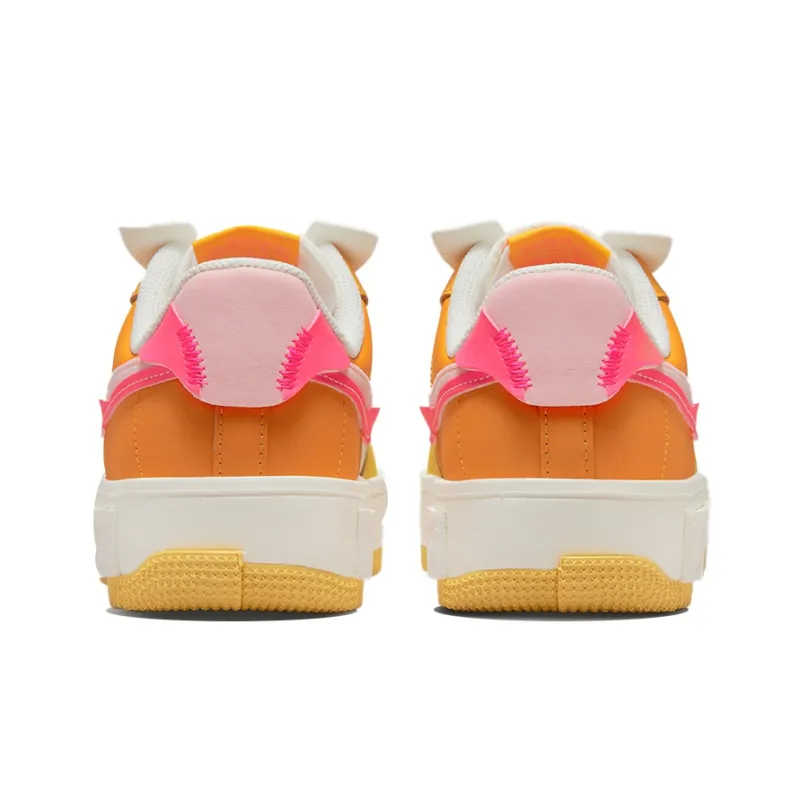 Nike Air Force 1 Fontanka Summit White Yellow Orange Women's-4